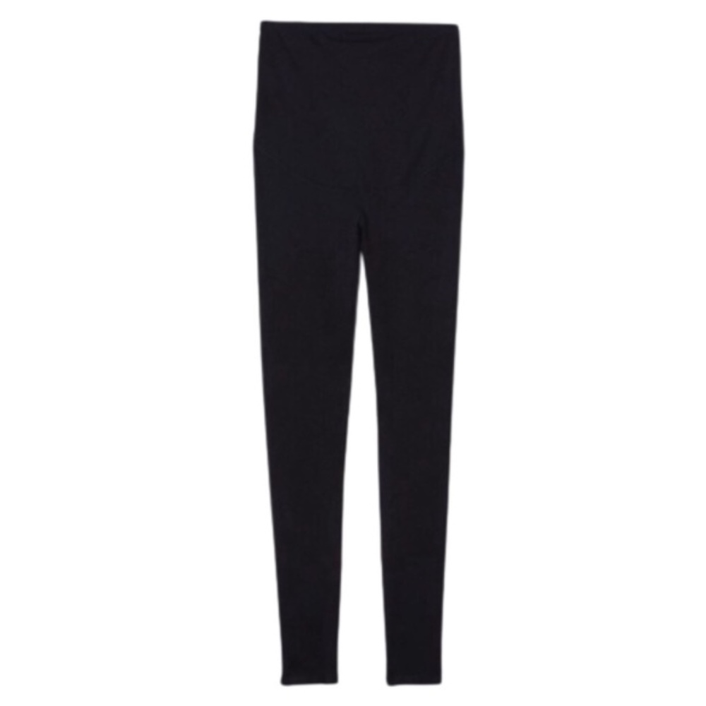 H&M black MATERNITY LEGGINGS SKINNY over the belly size small